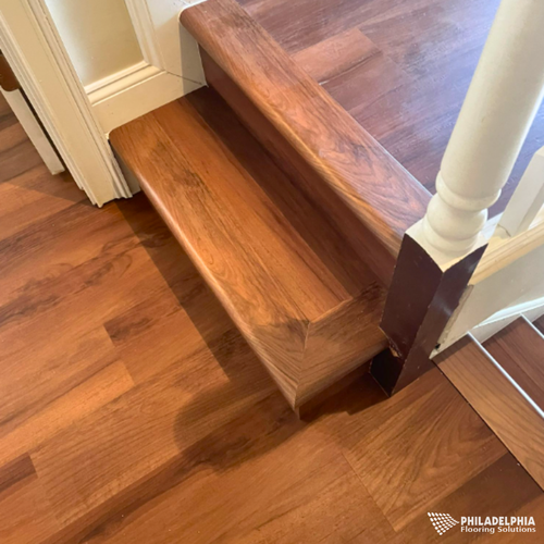 LVP floors in a NJ home by Philadelphia Flooring Solutions