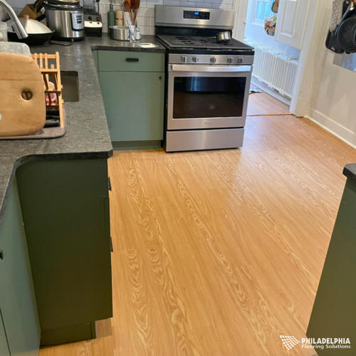 LVP flooring in a New Jersey home by Philadelphia Flooring Solutions