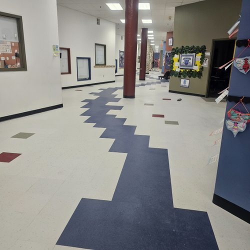 Philadelphia Flooring Solutions's commercial flooring work for Wissahickon Charter School in Philadelphia, PA