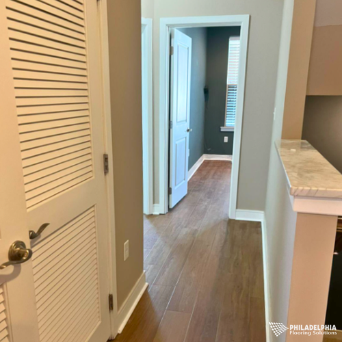LVP flooring in a New Jersey home by Philadelphia Flooring Solutions