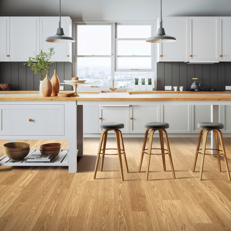 Kitchen with laminate flooring - Sterlington-Tennessee Rye Oak