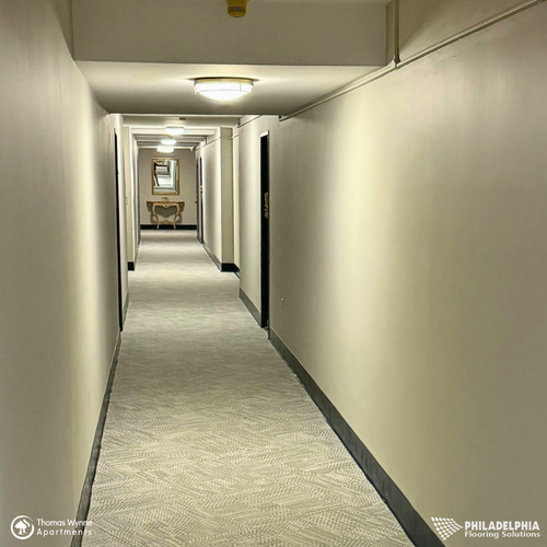Philadelphia Flooring Solutions's commercial flooring work for Thomas Wynne Apartments