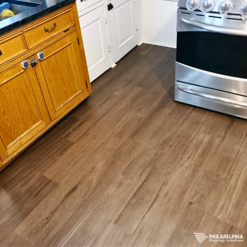 LVP flooring in a New Jersey home by Philadelphia Flooring Solutions