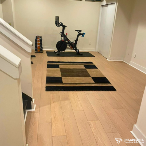 Luxury Vinyl LVP floors in a NJ home by Philadelphia Flooring Solutions