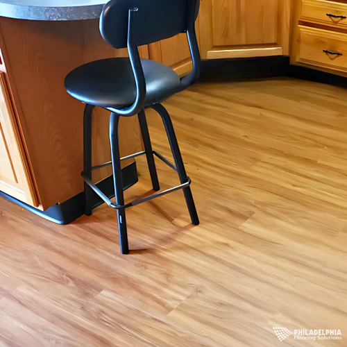Luxury Vinyl LVP floors in a NJ home by Philadelphia Flooring Solutions