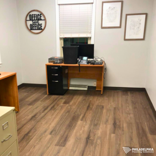 LVP flooring in a New Jersey home by Philadelphia Flooring Solutions