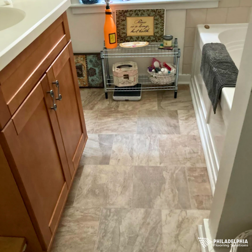 Luxury Vinyl Flooring installation in Cherry Hill NJ by Philadelphia Flooring Solutions