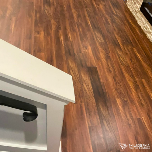 LVP flooring in a New Jersey home by Philadelphia Flooring Solutions