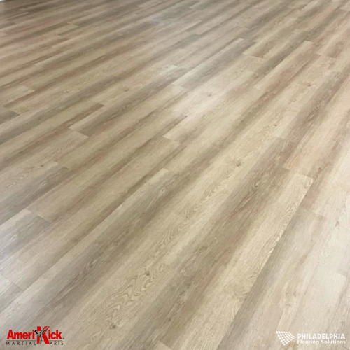 Philadelphia Flooring Solutions's commercial flooring work for Amerikick Martial Arts in Philadelphia, PA