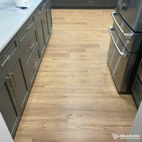 LVP floors in a NJ home by Philadelphia Flooring Solutions