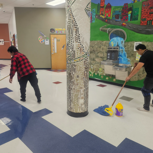 Philadelphia Flooring Solutions's commercial flooring work for Wissahickon Charter School in Philadelphia, PA