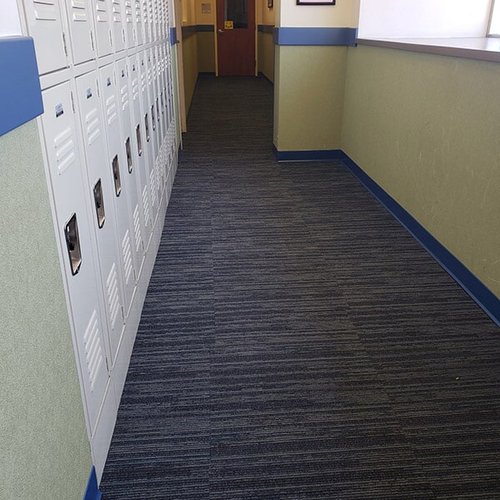 Philadelphia Flooring Solutions's commercial carpet flooring work for Lincoln Technical Institute, INC in Philadelphia, PA