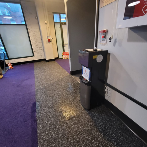 Philadelphia Flooring Solutions's commercial flooring work for Anytime Fitness in Philadelphia, PA