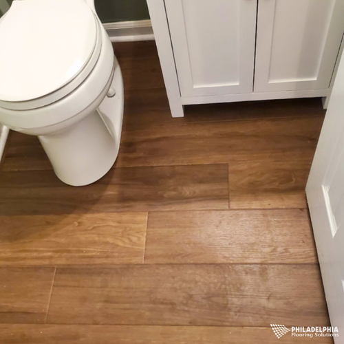LVP flooring in a New Jersey home by Philadelphia Flooring Solutions
