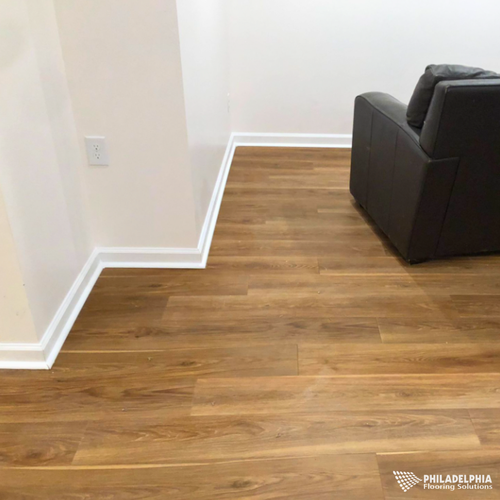 LVP flooring in a New Jersey home by Philadelphia Flooring Solutions